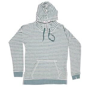 Volcom Lived in hoodie striped green sz XS NEW NWT skater snowboard relaxed